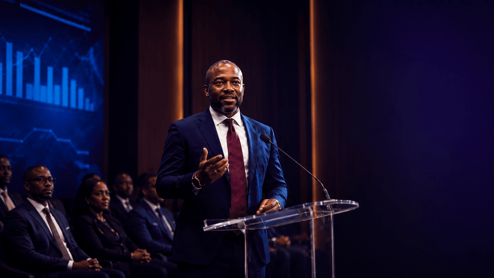 Executive communication and leadership presentation
